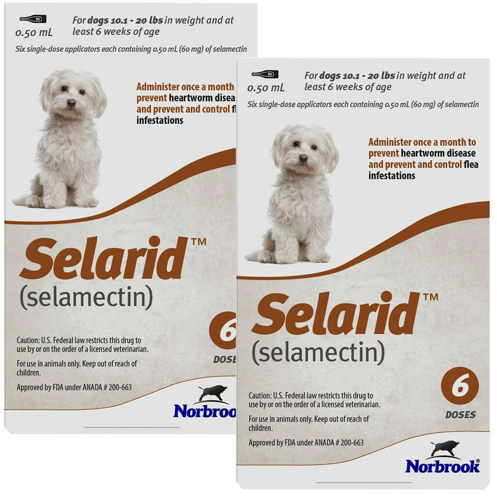 Selarid Parasiticide Topical Solution for Dogs | 10.1-20 lbs