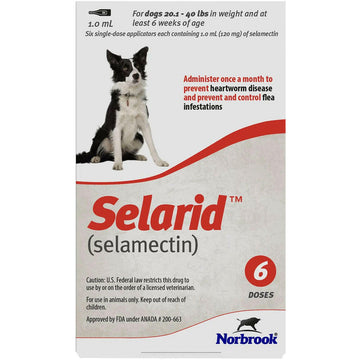 Selarid Topical Solution for Dogs (20.1–40 lbs) – Red Box