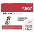 SelaSpot (selamectin) Topical Solution - Dogs 20.1-40 lbs / 3 Doses (3 Months Supply) - Pet Flea & Tick Control
