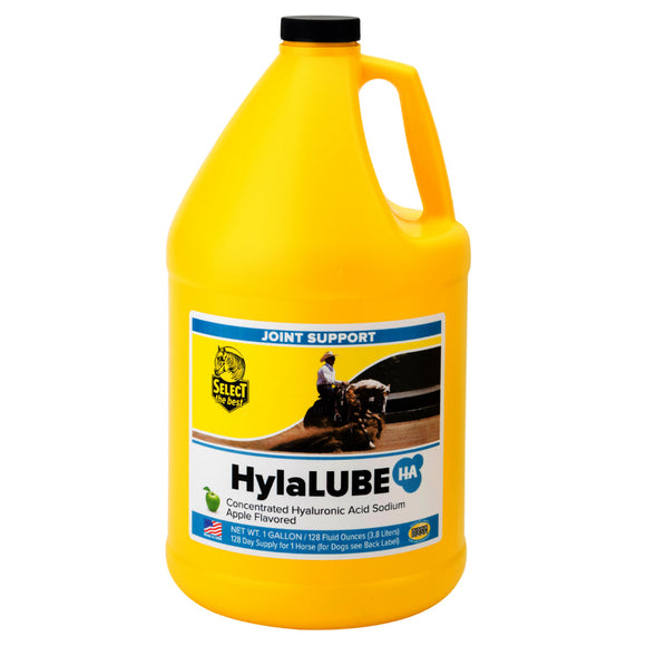 Select The Best HylaLUBE Concentrated Hyaluronic Acid Joint Supplement for Horses - Gallon - Pet Vitamins & Supplements