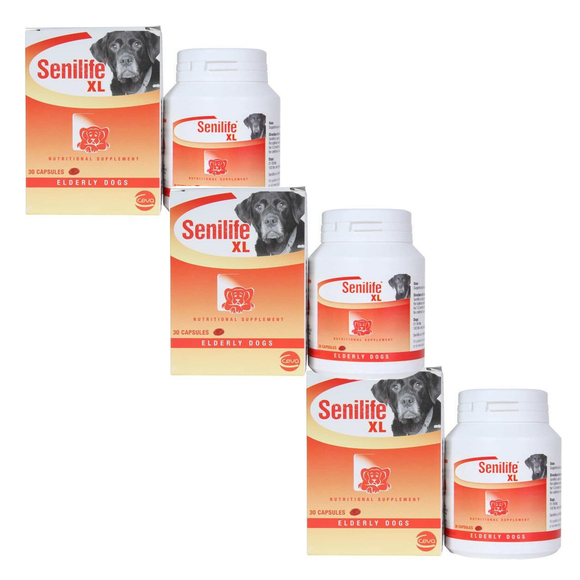 Senilife XL for Elderly Dogs - 90 capsules - Dog Supplements & Vitamins 3