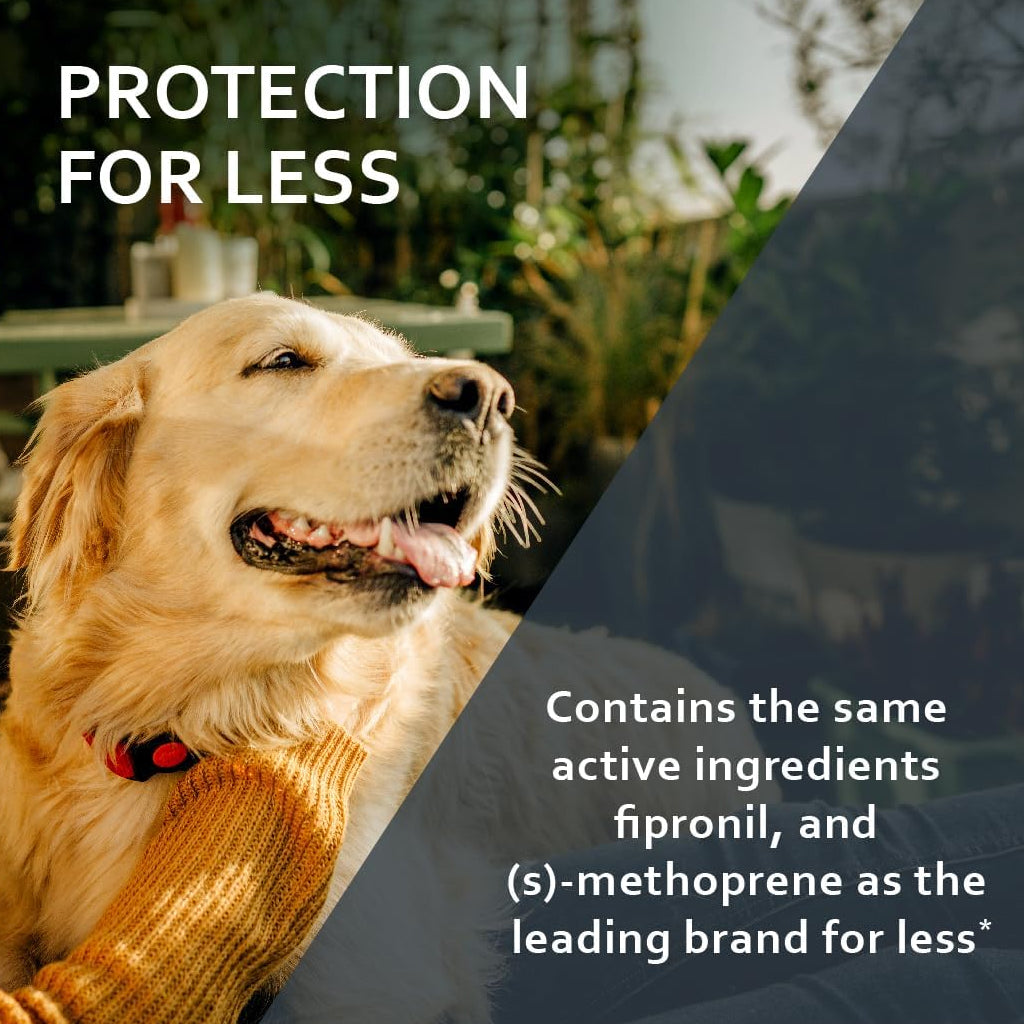 Sentry Fiproguard Plus Flea & Tick Treatment for Dogs, 89-132 lbs
