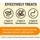 SENTRYHC 7 Way De-Wormer  LG Dog 2ct- Blistered Carton