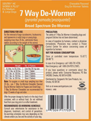 Sentry HC 7 Worm X Plus Way De-Wormer for Tapeworms Roundworms & Hookworms Medium & Large Dogs - Dog Dewormer 7