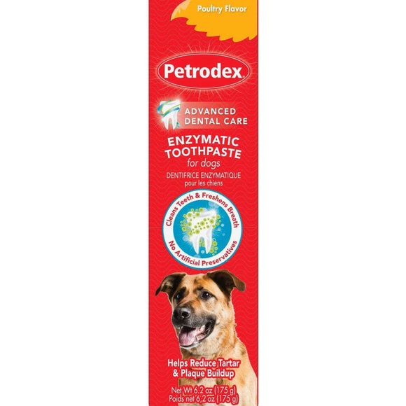 Sentry Petrodex Advanced Enzymatic Poultry Flavored Toothpaste for Dogs - 6.2-oz - All Dog Dental Care 7