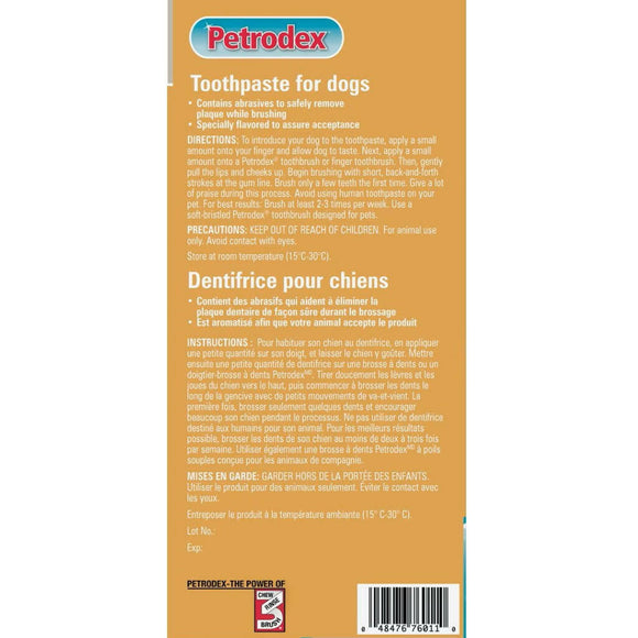SENTRY Petrodex Toothpaste Dog Peanut Flavor (2.5oz)