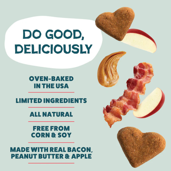 Shameless Pets Bacon It Easy Crunchy Bites Dogs Treats (12 oz) - Dog Treats 2
