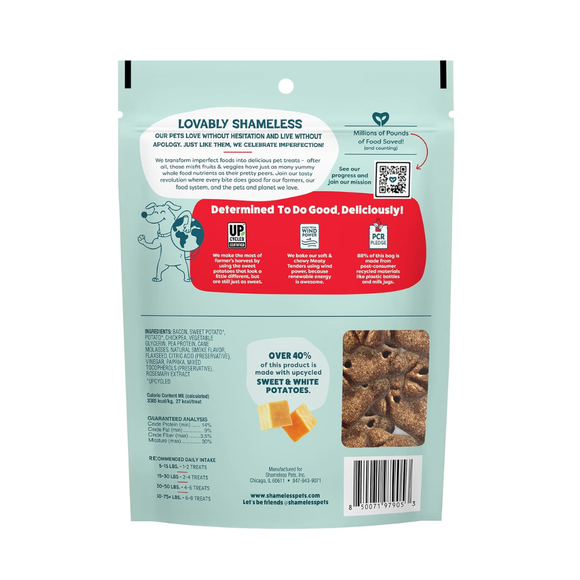 Shameless Pets Bacon Me Crazy Soft & Chewy Meaty Tenders Dog Treats (8 oz) - Dog Treats 4