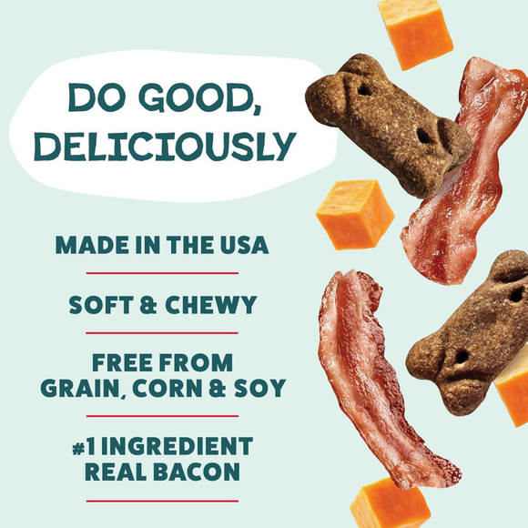 Shameless Pets Bacon Me Crazy Soft & Chewy Meaty Tenders Dog Treats (8 oz) - Dog Treats 2