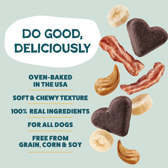 Shameless Pets Bananas For Bacon Soft Baked Dog Treats (6 oz) - Dog Treats 8