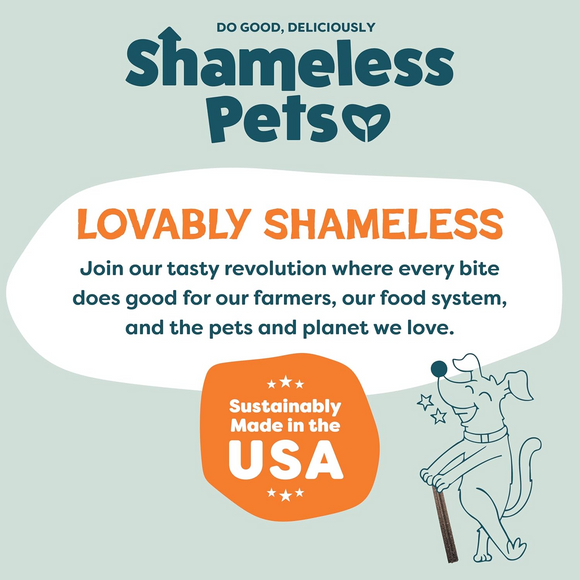 Shameless Pets Carrate Chomp Dental Sticks Treats For Dogs (7.2 oz) - All Dog Dental Care 7