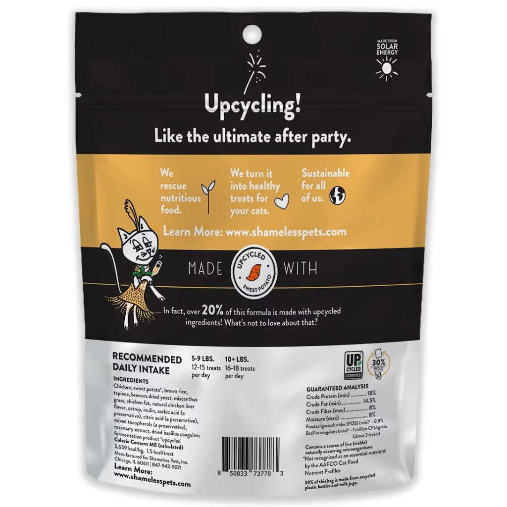 Shameless Pets Dapper Feline Crunchy Treats - Catnip Support