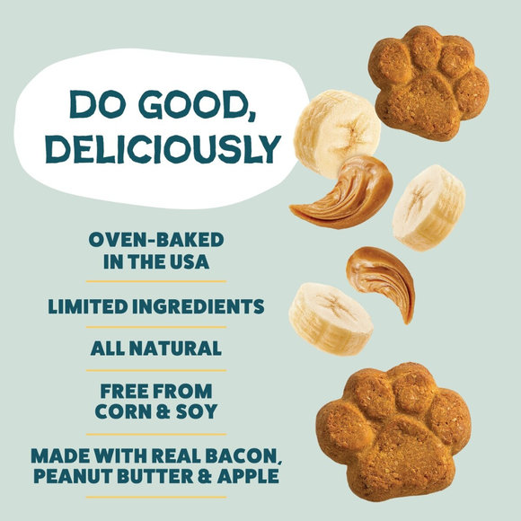 Shameless Pets Peanut Butter Split Crunchy Bites Dogs Treats (12 oz) - Dog Treats 6