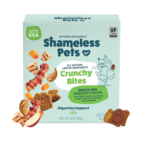 Shameless Pets Snack Mix Assorted Flavors Crunchy Bites Dogs Treats (10 oz) - Dog Treats 1
