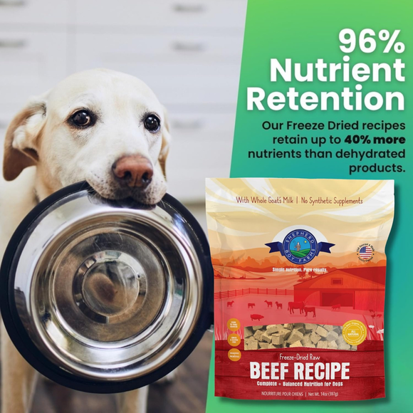 Shepherd Boy Farms Beef Recipe Freeze Dried Dog Food - Freeze-Dried Dog Food 3