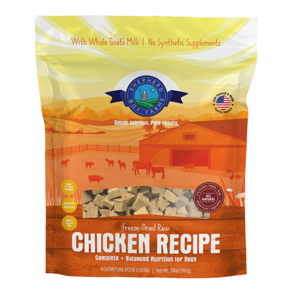 Shepherd Boy Farms Chicken Recipe Freeze Dried Dog Food - 14 oz - Freeze-Dried Dog Food 1