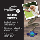Shepherd Boy Farms Freeze Dried Minnows Treats for Dogs & Cats - Dog & Cat Treats 5