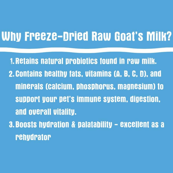 Shepherd Boy Farms Freeze Dried Raw Goat’s Milk - Freeze-Dried Cat Food 5