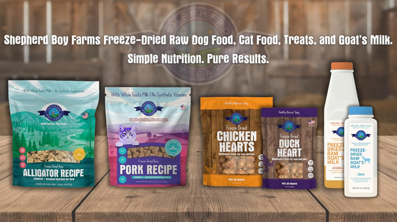 Shepherd Boy Farms Pork Recipe Freeze Dried Cat Food (12 oz) - Freeze-Dried Cat Food 6