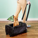 Sherpa Ultimate on Wheels Dog & Cat Carrier Bag, Black