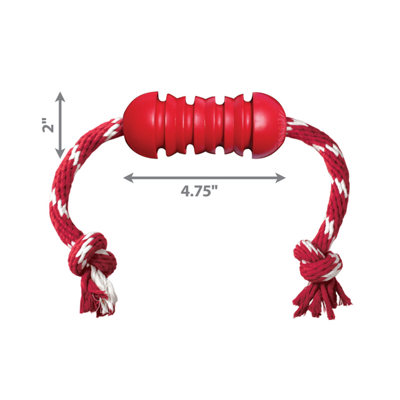 Shop KONG Dental w/Rope Teeth Cleaning Dog Chew Toy - Medium - Dog Toys 6