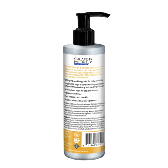 Silver Honey Skin & Coat Care Shampoo with Odor Neutralizer for Dogs & Cats (16 oz) - Shampoos & Conditioners 6