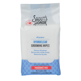 Skout’s Honor HydroClear Moist Grooming Wipes (100ct) - No Added Fragrance - Pet Wipes 1