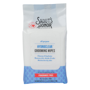 Skout’s Honor HydroClear Moist Grooming Wipes (100ct) - No Added Fragrance - Pet Wipes 1