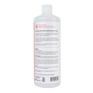Bottle with a label on a white background