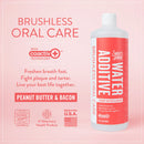 Skout's Honor Water Additive bottle with text on a pink background