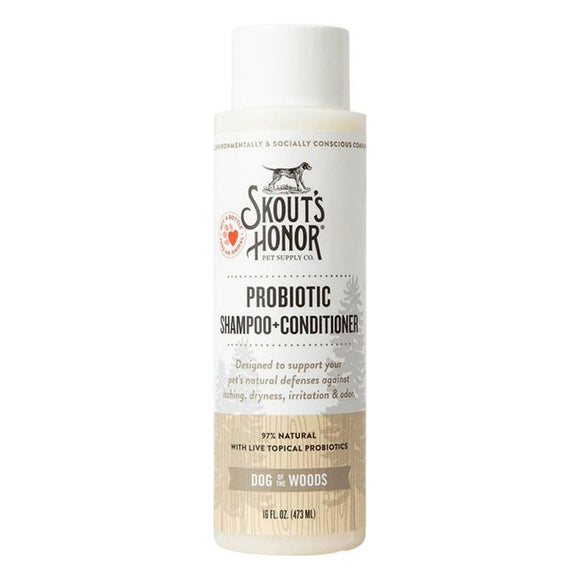 Skout's Honor Probiotic Shampoo & Conditioner for Dogs, Dog of the Woods (16 oz)