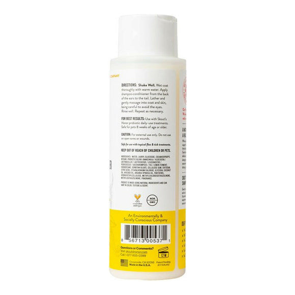 Skout's Honor Probiotic Shampoo & Conditioner for Dogs, Honeysuckle (16 oz)