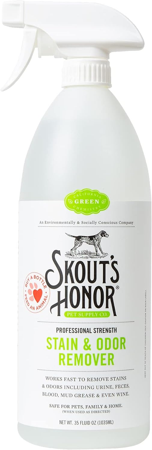 Skout’s Honor Professional Strength Stain & Odor Remover - 35-oz - Pet & People Cleaning Supplies 1