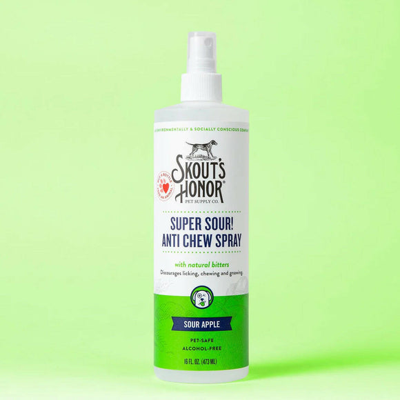 Skout's Honor Super Sour Anti-Chew Spray For Dogs (8 oz)