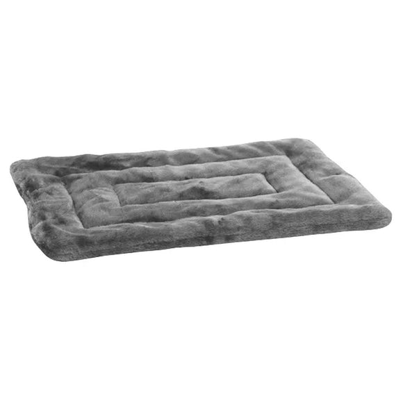 Gray pet bed on a white background