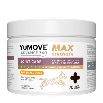YuMove Advance 360 Max Strength Hip and Joint Supplement For Dogs (70 Soft Chews)
