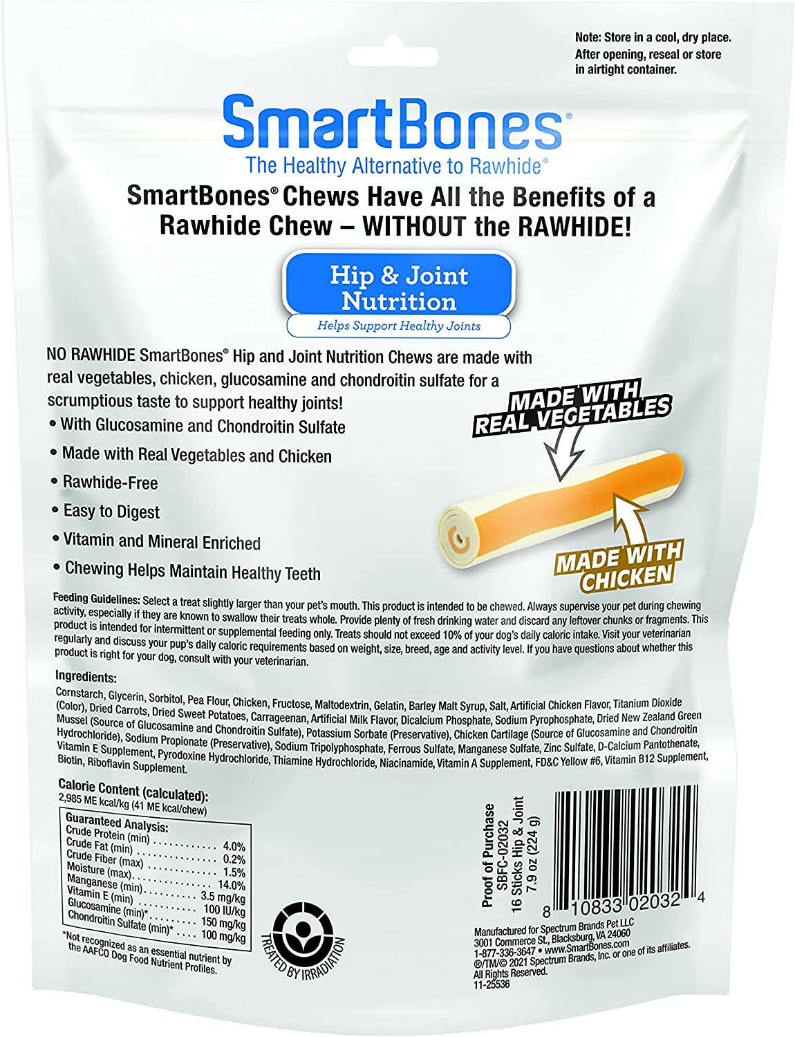Smartbones Logo SmartBones Hip & Joint Care Dog Treats (16 chews)