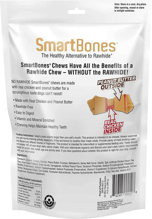 SmartBones Peanut Butter Chew Bones (24 mini bones)