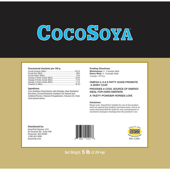 SmartEquine CocoSoya Granules Fatty Acid Formula for Horses - Horse Vitamins & Supplements 2