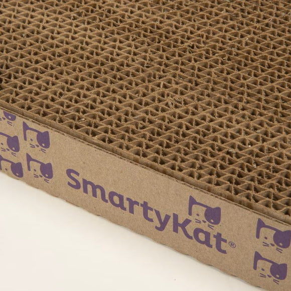 SmartyKat Super Scratcher Wide Corrugate with Catnip For Cats