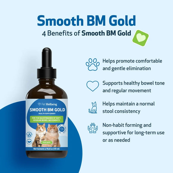 Smooth BM Gold - For Cat Constipation - cat Vitamins & Supplements 5