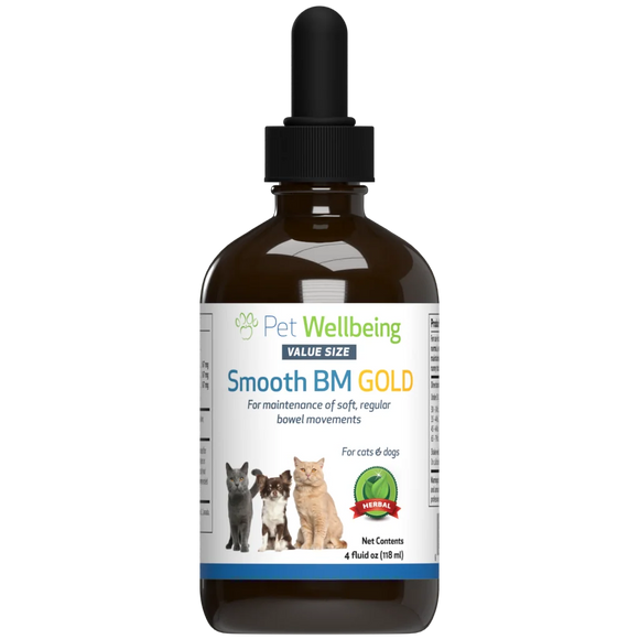 Smooth BM Gold - For Dog Constipation - 4-oz - Cat Digestive & Probiotics Supplements 9