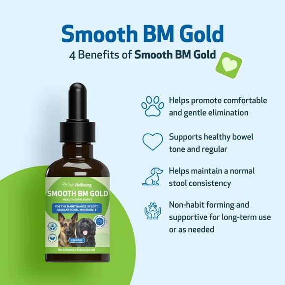 Smooth BM Gold - For Dog Constipation - Cat Digestive & Probiotics Supplements 7