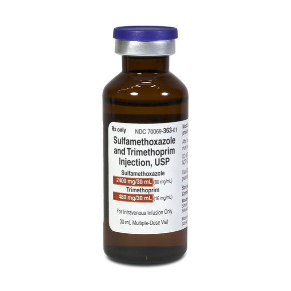SMZ/TMP (sulfamethoxazole and trimethoprim) 80mg/16mg Injection (30 ml) - Pet Medicine 1