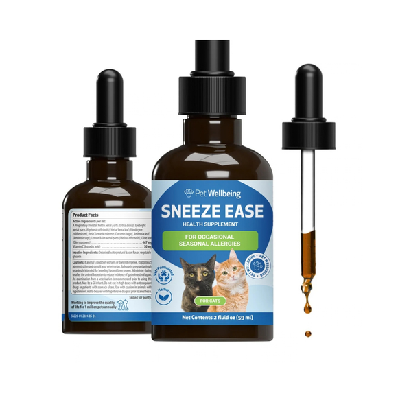 Sneeze Ease - Occasional Seasonal Allergy Support for Cats - Cat Supplements & Vitamins 5