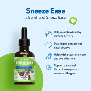 Sneeze Ease - Seasonal Allergy Defense for Dogs (2 oz) - Dog Supplements & Vitamins 2