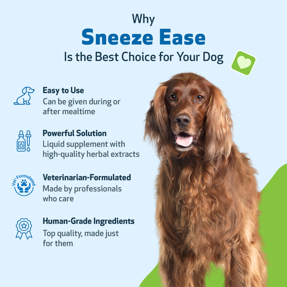 Sneeze Ease - Seasonal Allergy Defense for Dogs (2 oz) - Dog Supplements & Vitamins 3