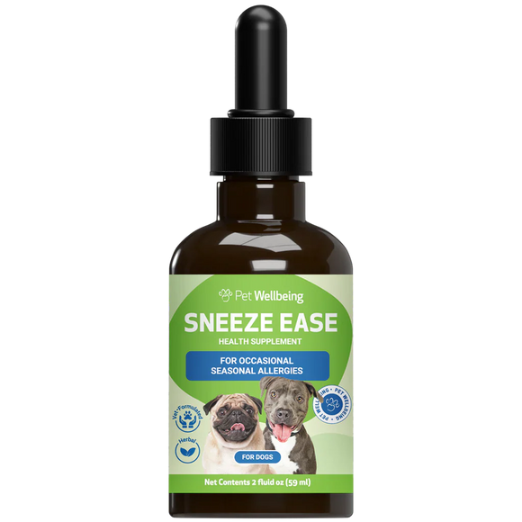 Sneeze Ease - Seasonal Allergy Defense for Dogs (2 oz) - Dog Supplements & Vitamins 1