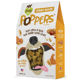 Snicky Snaks Poppers Dog Treats 10-oz - Peanut Butter - Dog Treats 1
