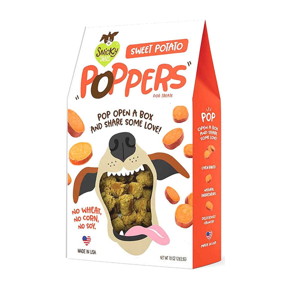 Snicky Snaks Poppers Dog Treats 10-oz - Sweet Potato - Dog Treats 4